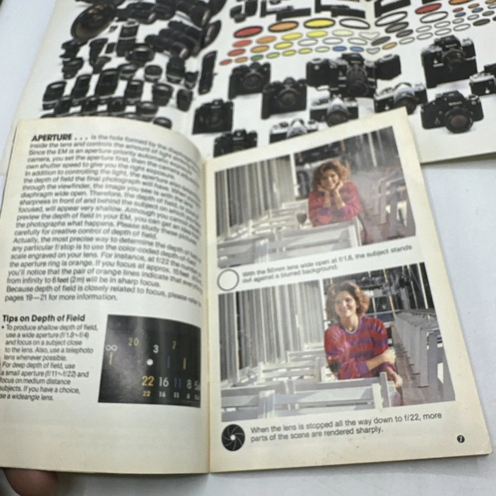Nikon EM Photo Guide And The Nikon System Poster. #8009-03m 8026-07 PEC